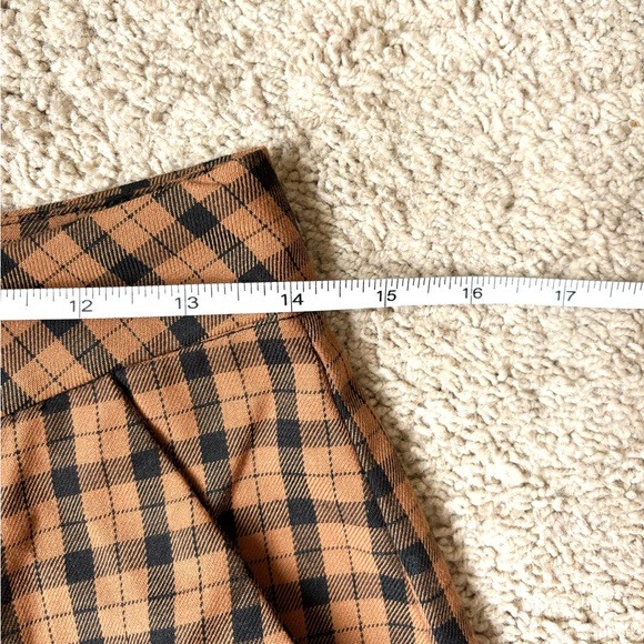 SOLD nwt h&m brown plaid houndstooth pants - Picture 11 of 13